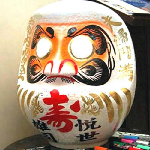 寄せ書きだるま