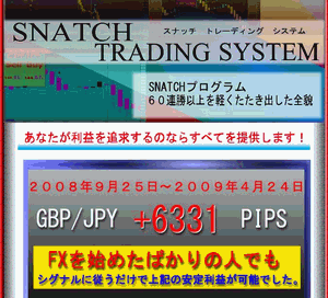 ＦＸ為替予想システムスナッチ 太田貴文 実践者の声 評判