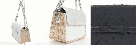 lodispotto 通販 流行 ラタンレースかごバッグ