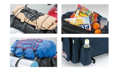 タナックス(TANAX) MOTOFIZZ キャンピングシートバッグ2 /ブラック(容量可変59&hArr;75L) MFK-102 