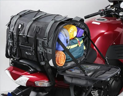 タナックス(TANAX) MOTOFIZZ キャンピングシートバッグ2 /ブラック(容量可変59&hArr;75L) MFK-102 