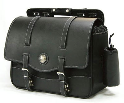 デグナー(DEGNER) ナイロンサドルバッグボトルホルダー付 PVC(合成皮革)・ナイロン 37.5x45x18cm ブラック NB-10