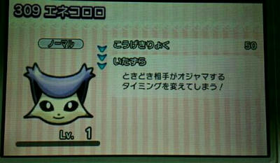 309 エネコロロ 趣味の世界へようこそ ゲーム日記