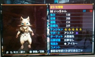 祝 自分で雇ったコ達が皆lv50になりましたฅ Fwf ฅ Mhx 趣味の世界へようこそ ゲーム日記