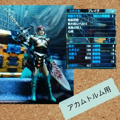 オトモ装備揃ってきた アカム用装備要らなかった Mhxx 趣味の世界へようこそ ゲーム日記