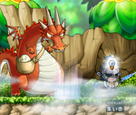 まさかのレッドドラゴン。( ̄□ ̄;)