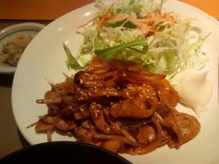 やよい軒 しょうが焼き定食