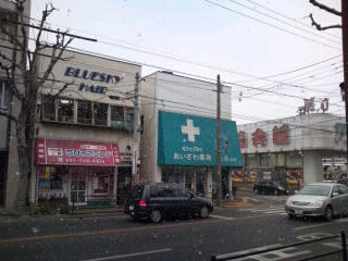 福岡は雪