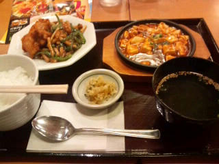 やよい軒 青椒肉絲定食 (チンジャオロース)