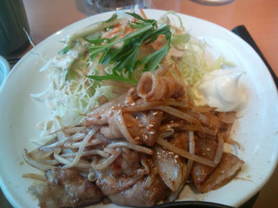 やよい軒 しょうが焼定食