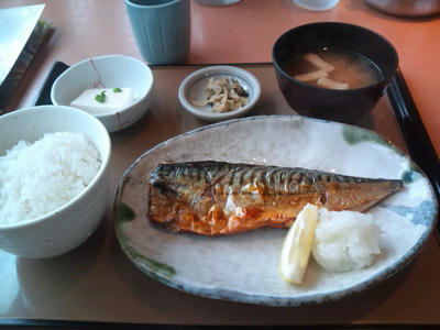 やよい軒 サバの塩焼定食