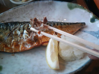やよい軒 サバの塩焼定食