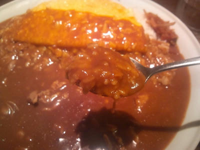 カレーハウスCoCO壱番屋★チキン煮込み+オムエッグカレー