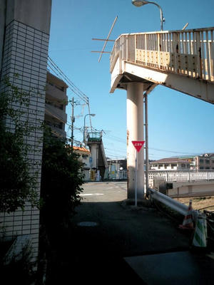 福岡市　歩道橋　撤去