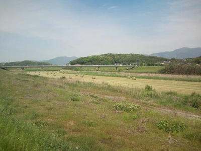 直方　景色　風景　河川　自然