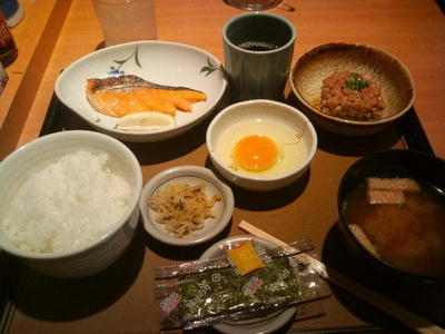 やよい軒★銀鮭朝食