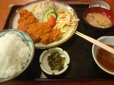 黒田屋　チキンカツ定食