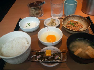 やよい軒　納豆朝食
