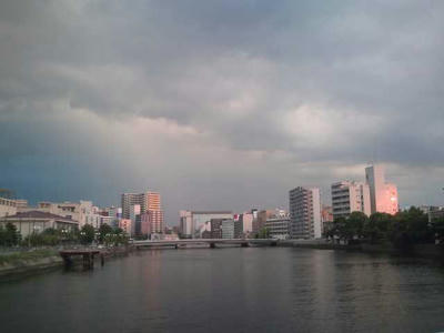 夕方　福岡市