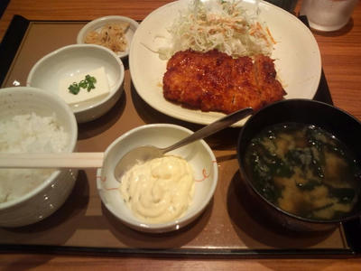 やよい軒　チキン南蛮定食