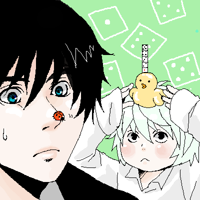 テントウムシ×ひよこ