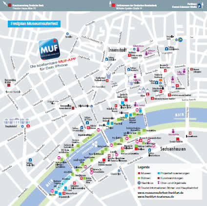 Museumsuferfest map