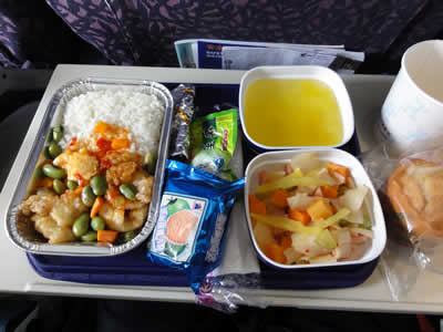 中国東方航空　機内食