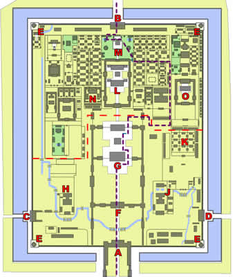 北京　紫禁城　地図