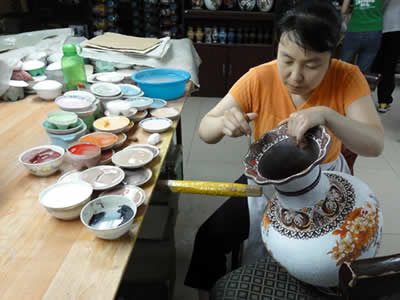 北京 七宝焼工房