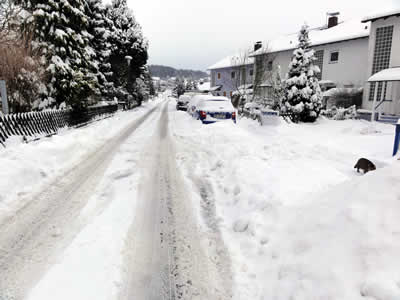 大雪１日後