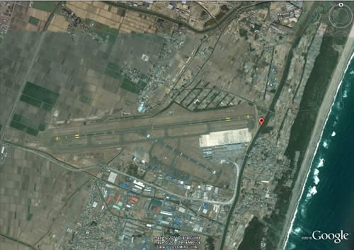 仙台空港 津波の前
