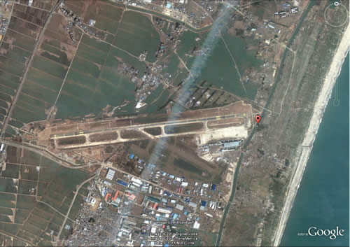 仙台空港 津波の後