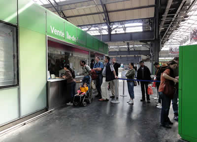 パリ東駅 paris Visite 販売所