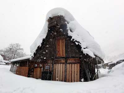 年季の入った建物