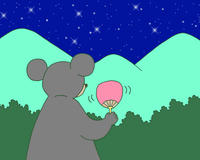 暑い夏の夜