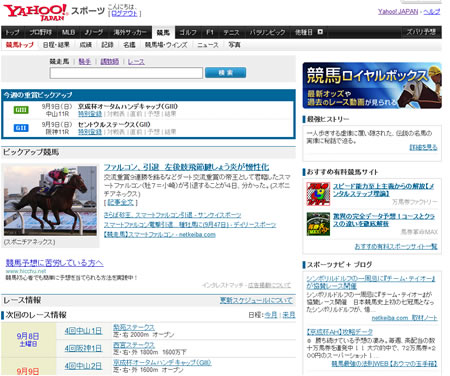 ヤフー競馬