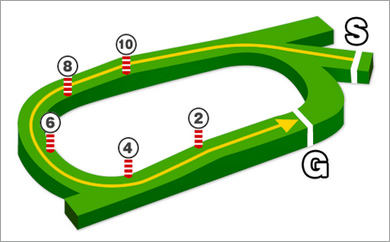 中京競馬場・芝1600m