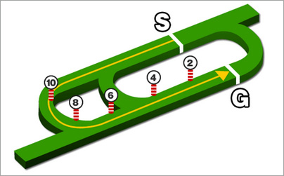 新潟競馬場・芝1600m