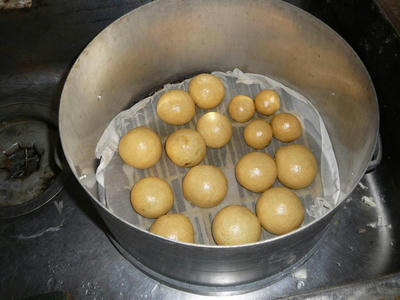 饅頭をふかす。（１２分～１３分）
