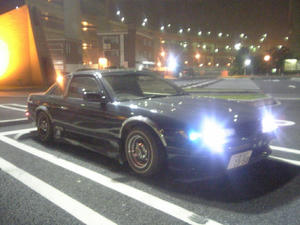 S13シルビア 大黒PAにて