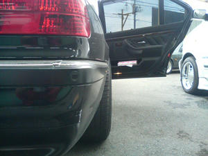 ＢＭＷ　Ｅ３８　ワイドトレッドスペーサー取り付け