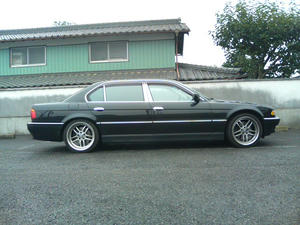 BMW E38　750iL 車高短計画