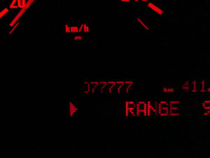 俺のＢＭＷの走行距離が７７７７７キロに到達