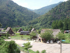 白川郷と五条山の合掌造り集落