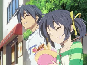 CLANNAD AFTERSTORY 第3話 すれちがう心 プリンセスクレープ2000円