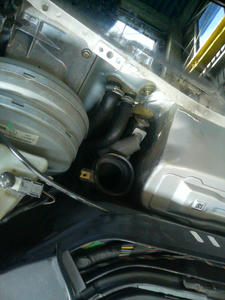 ベンツSクラス（W140）エアコン修理　エキパンとヒーターホース
