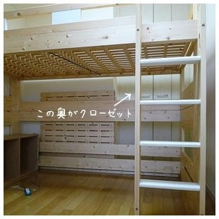この奥がクローゼット
