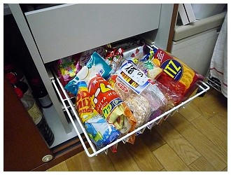新しいお菓子置き場