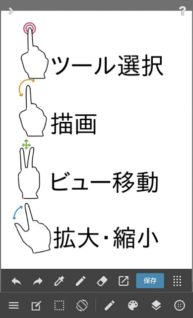 Android版メディバンペイントの基本操作