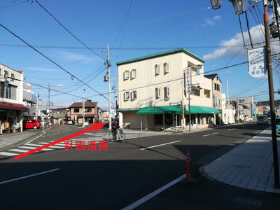 小鹿商店街　入口付近